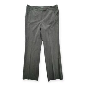 Atelier Pants Womens 12 Gray Dress Slacks Casual Business Work Flat‎ Front